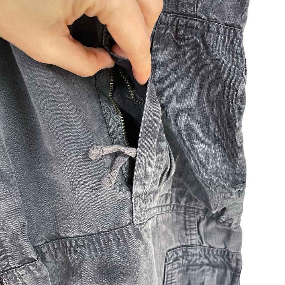 SUNDANCE Evenfall Cargo Pants 100% Tencel Lyocell Draped Lightweight Gray Size 8 - Picture 6 of 11